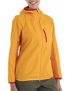 Woman’s Icebreaker Shell+ Merino Wool Cotton Windbreaker Jacket Sz s/p